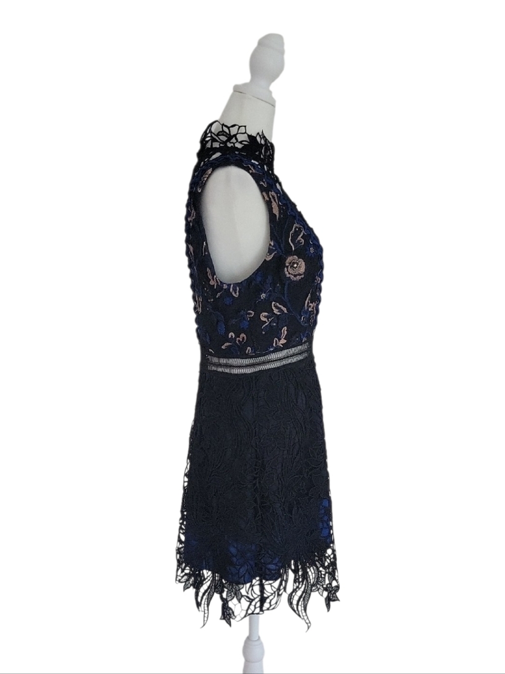 Self-Portrait Clementine  Black Lace Dress Size 8 - Picture 7 of 16